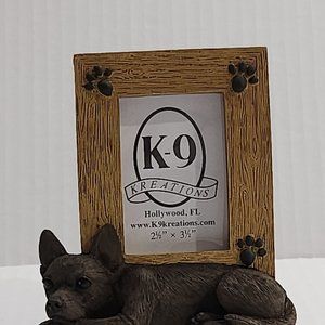 Chihuahua Picture Frame Dog Breed Tabletop Gift Photo Frame New Inbox